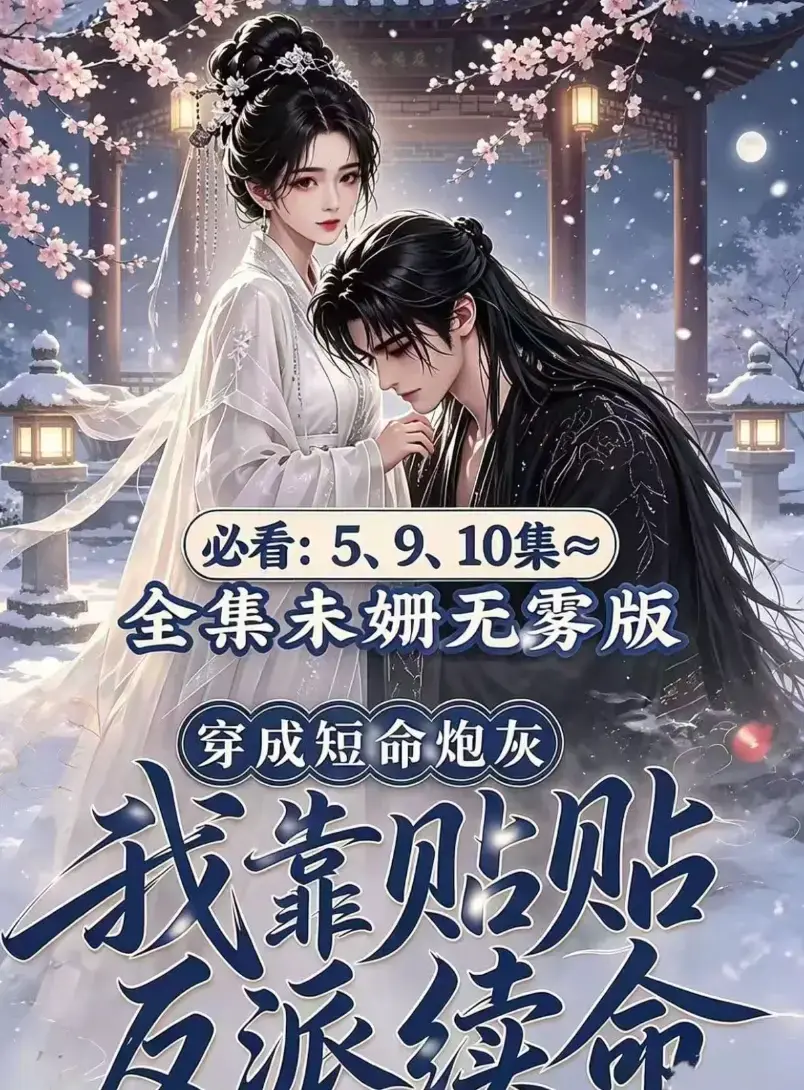 穿书爽剧《穿成短命炮灰我靠贴贴反派续命》AI漫剧高清全集免费看-未删减完整版无广告在线播放-穿成短命炮灰我靠贴贴反派续命资源网盘追剧
