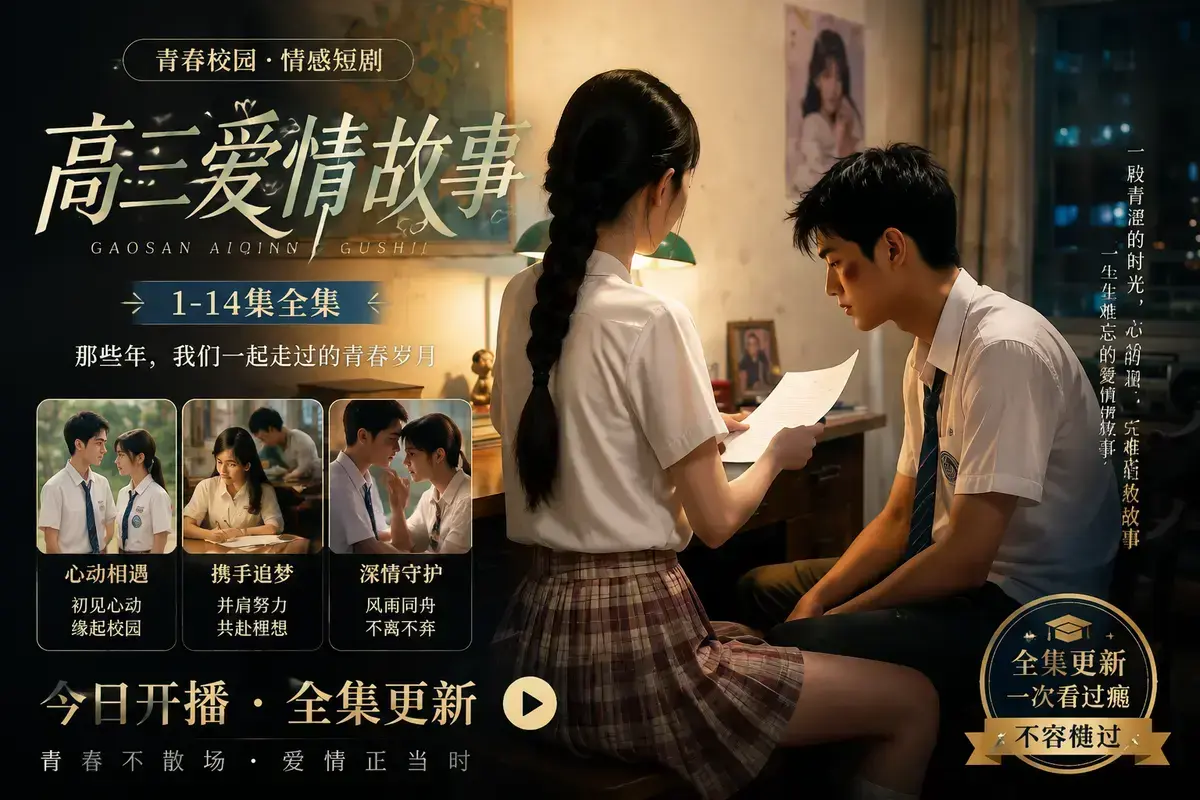 AI短剧《B中爱情故事》全集免费看_4K超清未删减版_夸克网盘极速秒存_极光影院在线播放